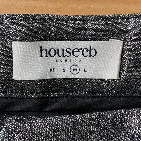 House of CB Jas Silver Kick Flare Trouser - Picture 12 of 14